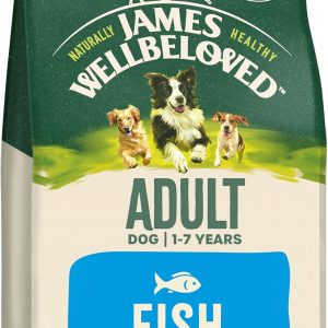 James Wellbeloved Adult Fish & Rice 15 kg Bag, Hypoallergenic Dry Dog Food