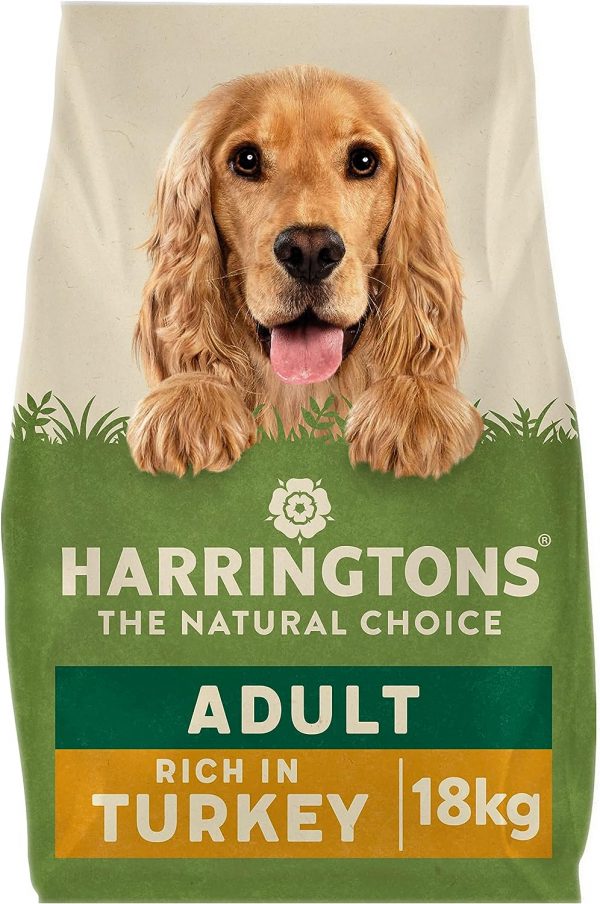 Harringtons Complete Dry Dog Food Turkey & Veg 18kg - Made with All Natural Ingredients