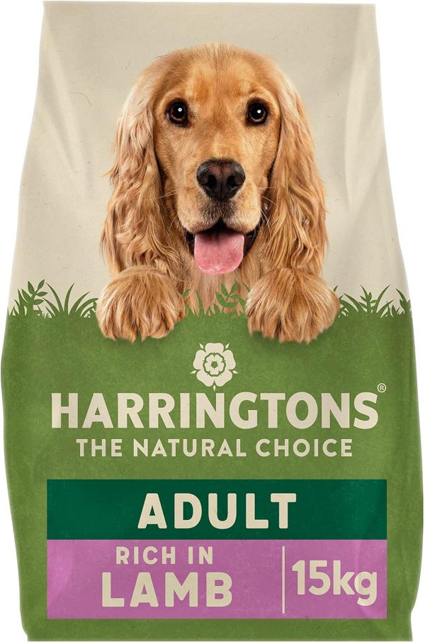 Harringtons Complete Dry Dog Food Lamb & Rice 15kg - Made with All Natural Ingredients