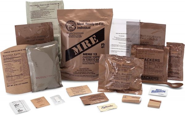 Sopakco 12ct US Military Surplus MRE Meals Ready to Eat 2021 Inspect B Case Menus 13-24