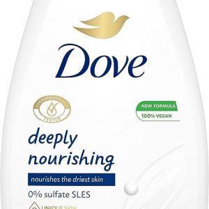 Dove Deeply Nourishing Body Wash Microbiome-Gentle body cleanser for softer, smoother skin after one shower 450 ml