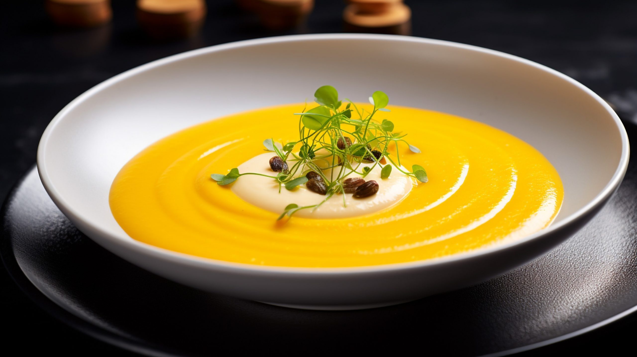 Roasted Butternut Squash Soup with Sage and Apple