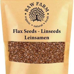 1 kg Brown Flaxseed, Linseed, Gluten Free, Soy Free, Whole Seeds