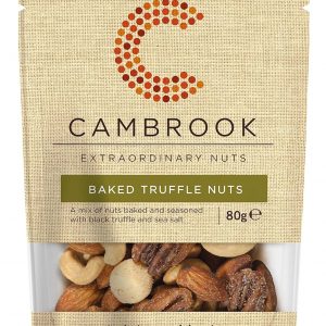 Cambrook Baked Truffle Nuts 80 g Bag - Premium Quality Nuts, Gluten Free, Vegan