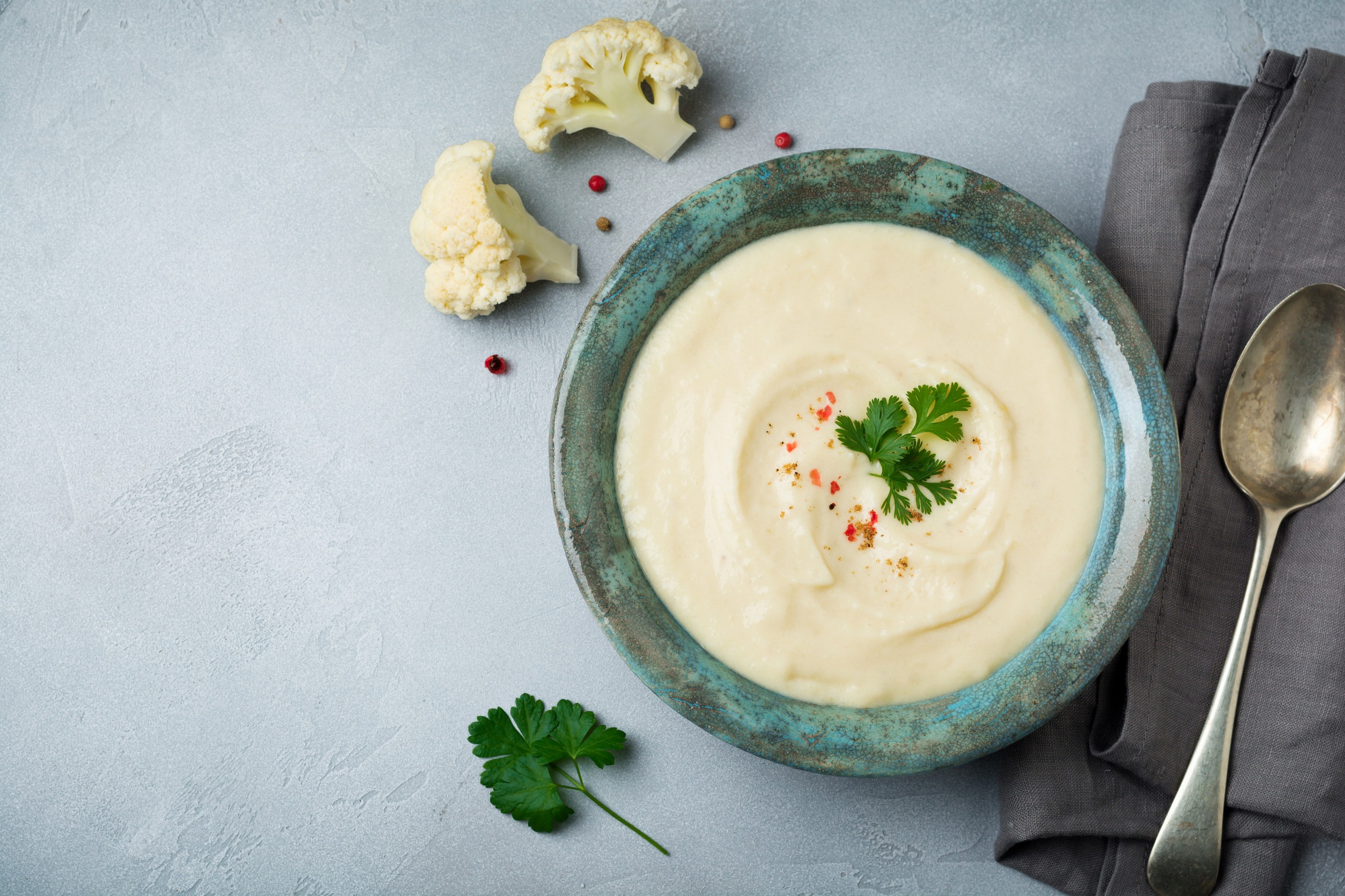 spiced cauliflower soup