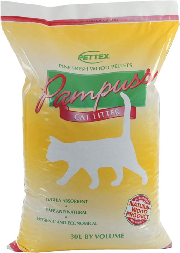 Pettex Pampuss Woodbase Cat Litter 30 Litre