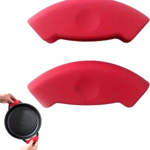 Jean-Patrique Grill Pan Silicone Handles for The Whatever Pan - Red