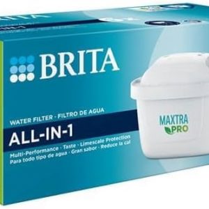BRITA MAXTRA PRO All In One Water Filter Cartridge 6 Pack - Original BRITA refill reducing impurities, chlorine, pesticides and limescale for tap water with...