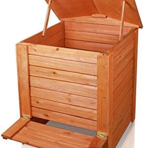 Lacewing­ Hinged Lid Wooden Garden Composter - 288L