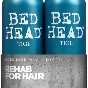 Bed Head by TIGI | Recovery Shampoo and Conditioner Set | Professional Moisturising Hair Repair Treatment | Ideal For Dry And Damaged Hair | 750 ml ( Pack of 2)
