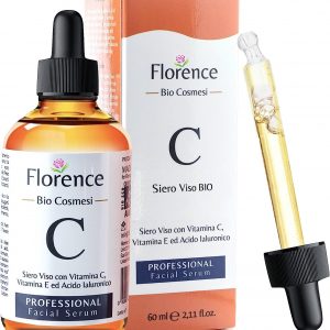 Big 2.11oz. Organic Vitamin C Serum for Face with Hyaluronic Acid. Anti-Aging, Wrinkles, Dark Spots, Brightening and Vegan. Facial Skin Care for All Skin...