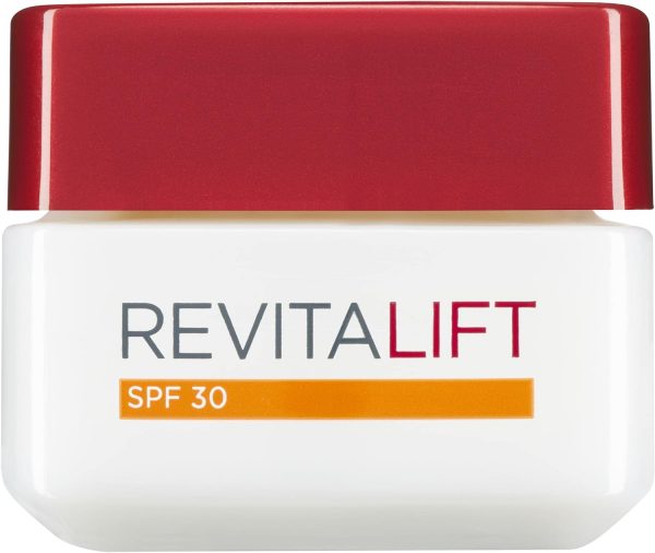 L'Oreal Paris Revitalift Day Cream, Anti-Wrinkle Moisturiser, Day Cream SPF 30, 50 ml (Pack of 1)