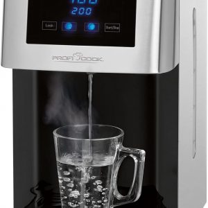 ProfiCook PC-HWS 1145 Hot Water Dispenser, Stainless Steel Housing, Hot Water at the Touch of a Button in Approx. 3 Seconds, LED Display with Sensor Touch...