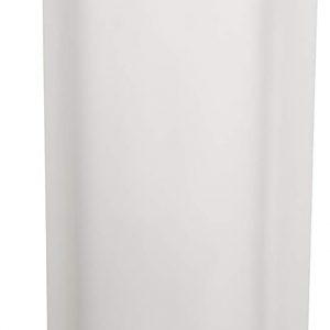 Curver Metal Effect 70% Recycled Kitchen One Touch Deco Bin, Silver, 40 Litre