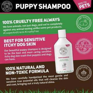 C&G Pets, Puppy Shampoo 500Ml, For Smelly Dogs with Itchy Sensitive Skin, Medicated Conditioner Puppy Safe, Effective for Allergy Prone Dog Skin,...
