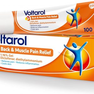 Voltarol Back & Muscle Pain Relief Gel, 100g (Pack of 1)