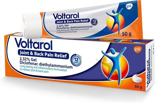 Voltarol Joint & Back Pain Relief Gel 12H, 50 g (Pack of 1)