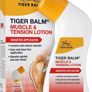 Tiger Balm Muscle and Tension Lotion with Targeted Applicator, 80 ml