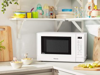 Panasonic NN-ST45KWBPQ Microwave Oven, 32 Litres, 1000W, Turntable, Easy Operation LCD, Touch Control Panel, 21 Auto Programs with Junior Menu (Puree &...