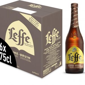 Leffe Brune Belgian Abbey Beer Large Bottle, 6 x 750 ml