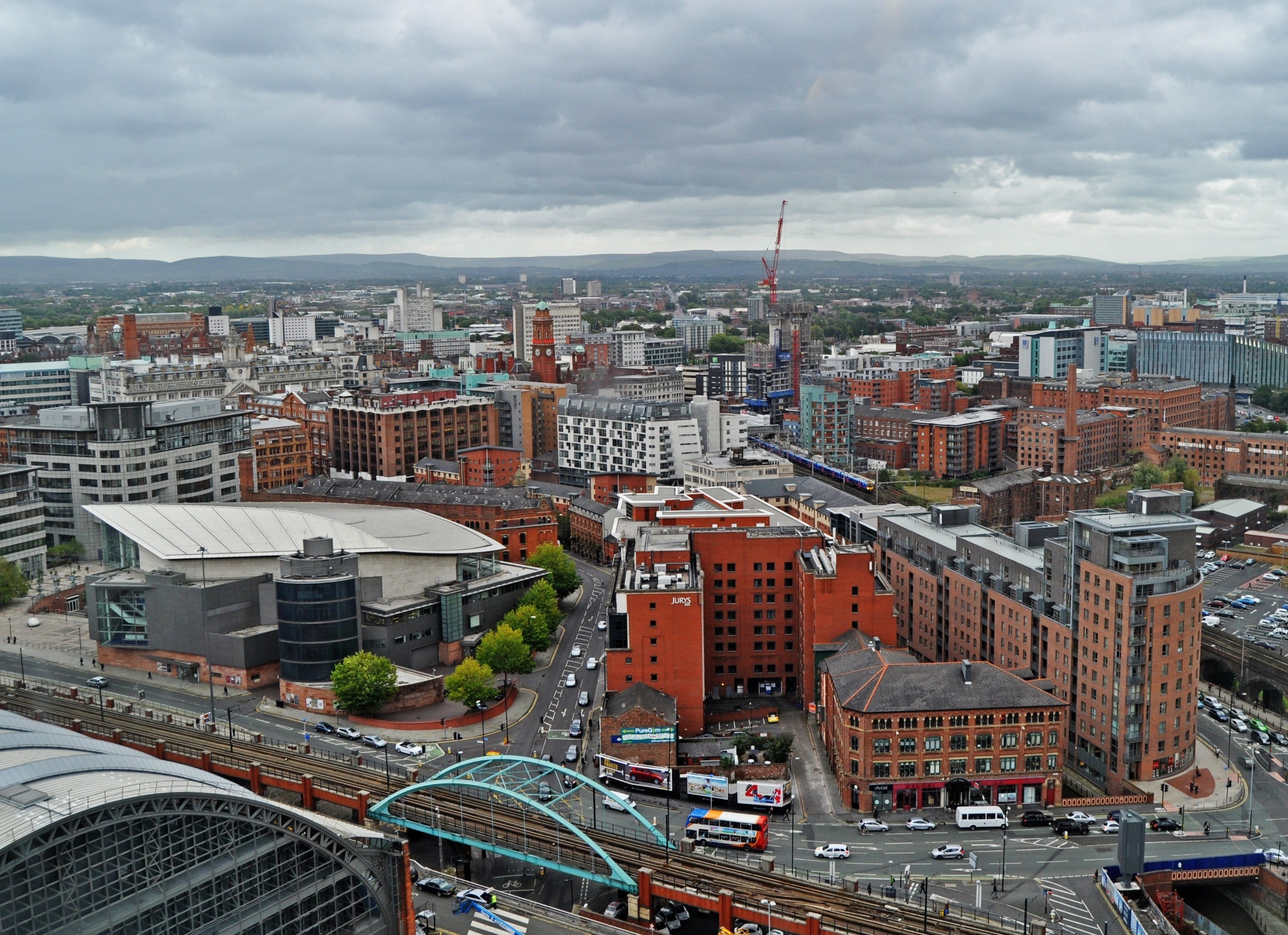 Manchester, source of Manchester Pudding.