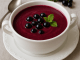 chilled blackcurrant soup