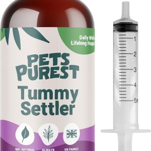 Pets Purest Tummy Settler for Dogs, Cats & Pets - 100% Natural Fast Acting Relief for Digestion, Diarrhoea, Constipation & More - Liquid Paste...