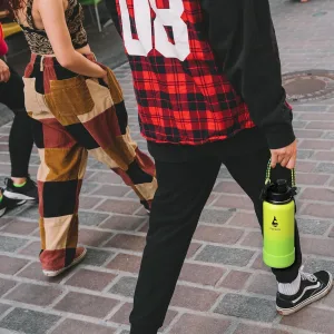 Farsea Insulated Water Bottle With Paracord Handle, Protective Silicone Boot and 2 Lids (Straw Lid & Spout Lid), Stainless Steel Water Bottle Wide Mouth...