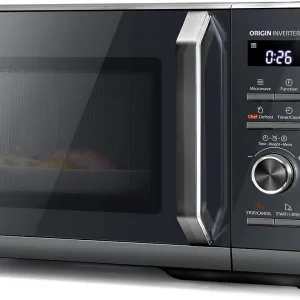 Toshiba 25L 3-in-1 900W Microwave Oven in a Stunning Sleek Morandi Grey Colour, With Origin Inverter, Chef Defrost, Microwave, Grill, Combi, 10 Power Levels...
