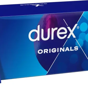 Durex Originals Extra Safe, 144 Condoms, Regular Fit, With Silicone Lube, Easy on Shape, Teat Ended, Increased Thickness, Natural Latex, Condoms Bulk for men