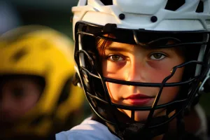Close-Up Portrait of a Youthful Athlete