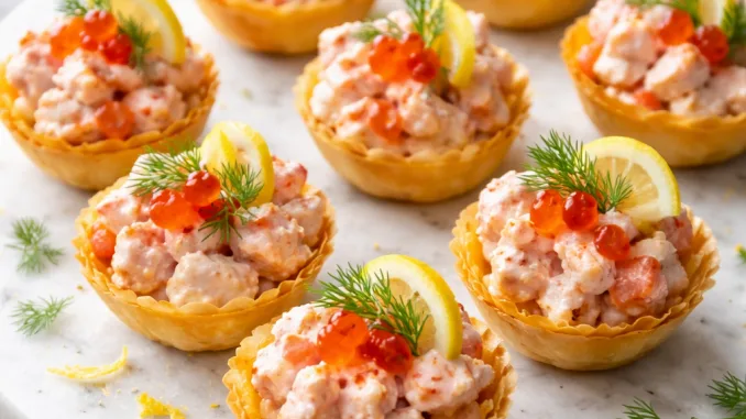 Lobster cocktail croustade