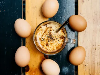 Vietnamese egg coffee
