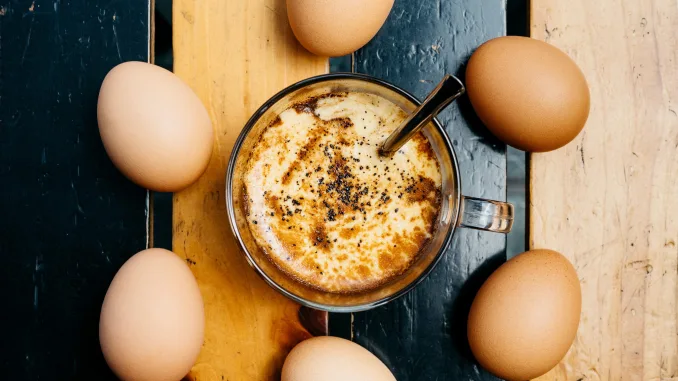 Vietnamese egg coffee